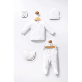 U.s Polo 5li Hastane Çıkış Seti Usb2358 Beyaz