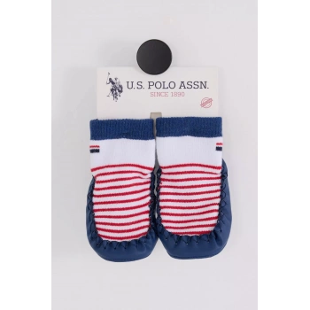 U.s. Polo Assn Çarık Çorap Usb2600 Beyaz-lacivert