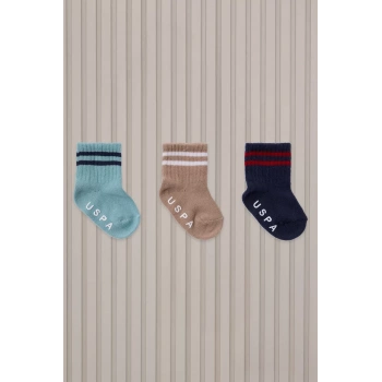 U.s. Polo Assn Erkek Bebek Çorap Usb2200 Su Yeşili