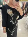 SİYAH TAŞLI ELBİSE