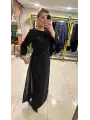 SİYAH TAŞLI ELBİSE