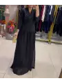 ABİYE SİYAH TAŞLI ELBİSE