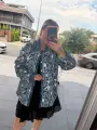 DESENLİ KOT GÖMLEK