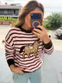PEMBE KAHVE ATLI KAZAK