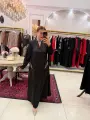 SİYAH TAŞLI ELBİSE