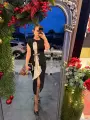 SİYAH TAŞLI ELBİSE