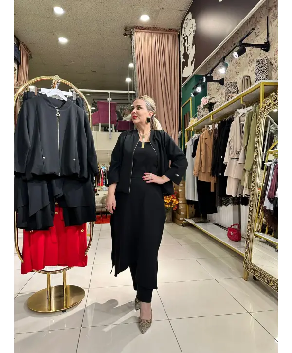 FERMUAR DETAY İKİLİ TAKIM