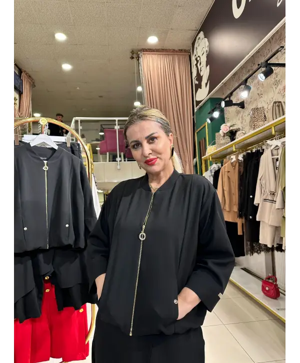 FERMUAR DETAY İKİLİ TAKIM