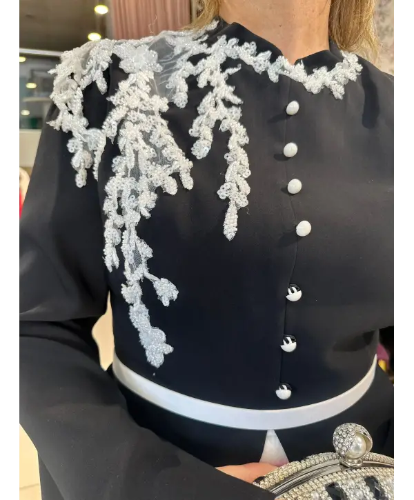 BEYAZ TÜLLÜ CEKET TAKIM