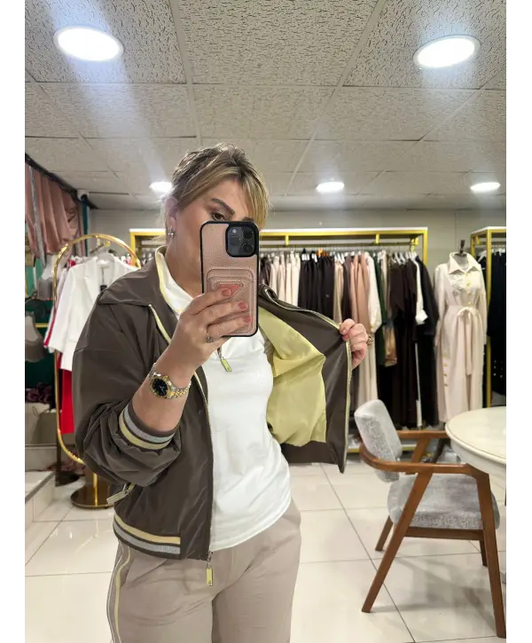 KAHVERENGİ ÜÇLÜ TAKIM