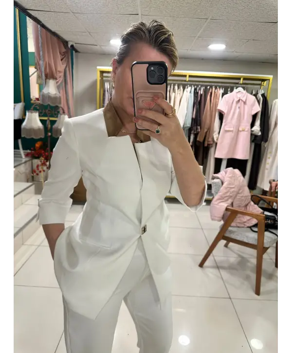 BEYAZ İKİLİ TAKIM