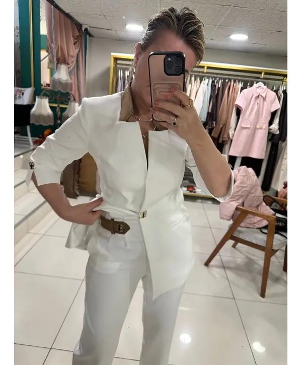 BEYAZ İKİLİ TAKIM