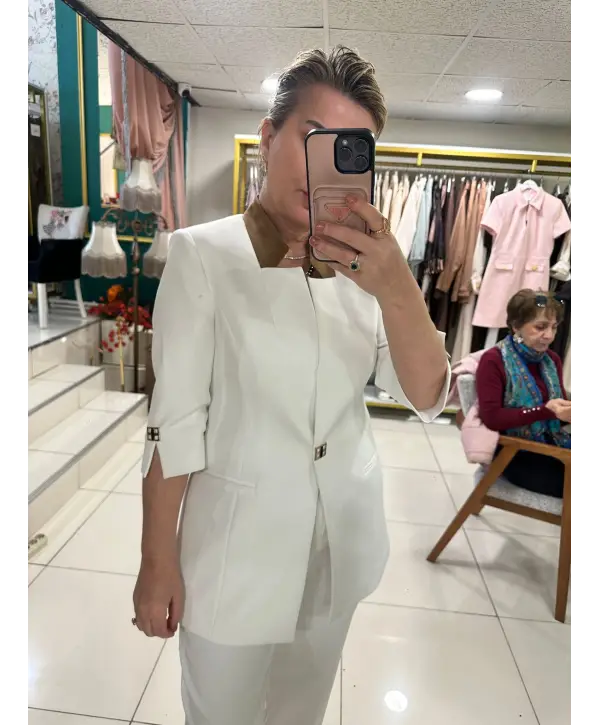 BEYAZ İKİLİ TAKIM