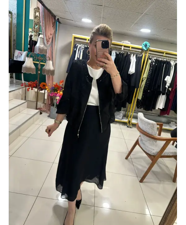 TENCEL KUMAŞ İKİLİ MONTLU TAKIM