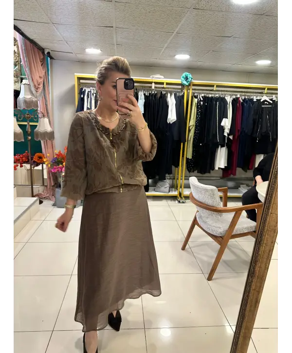 TENCEL KUMAŞ İKİLİ MONTLU TAKIM