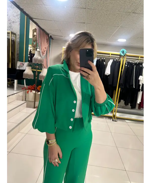 BOMBER CEKETLİ TAKIM YEŞİL