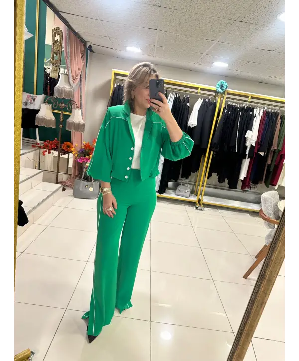 BOMBER CEKETLİ TAKIM YEŞİL