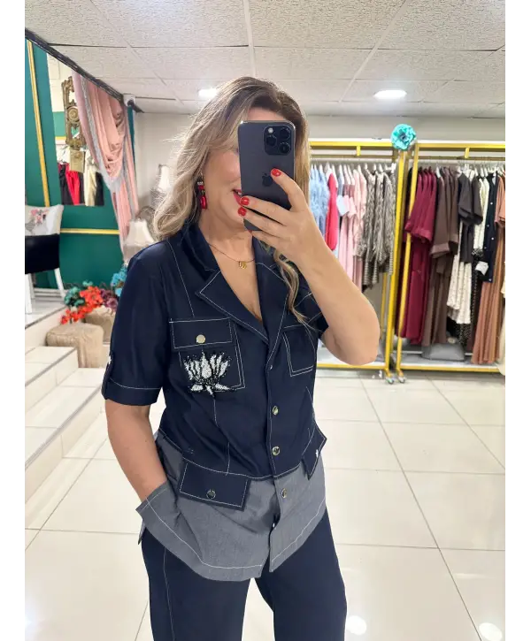 LACİVERT İKİLİ TAKIM