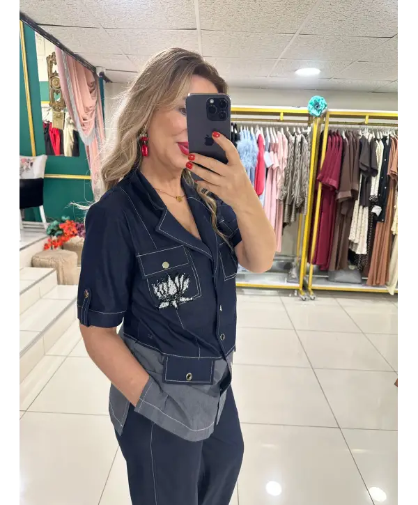 LACİVERT İKİLİ TAKIM