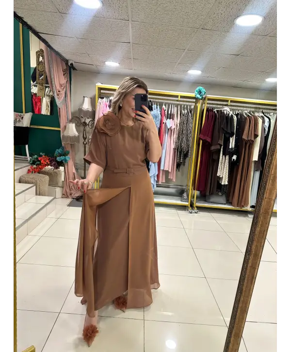 GÜL DETAY ELBİSE