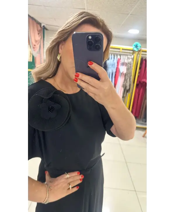 GÜL DETAY ELBİSE