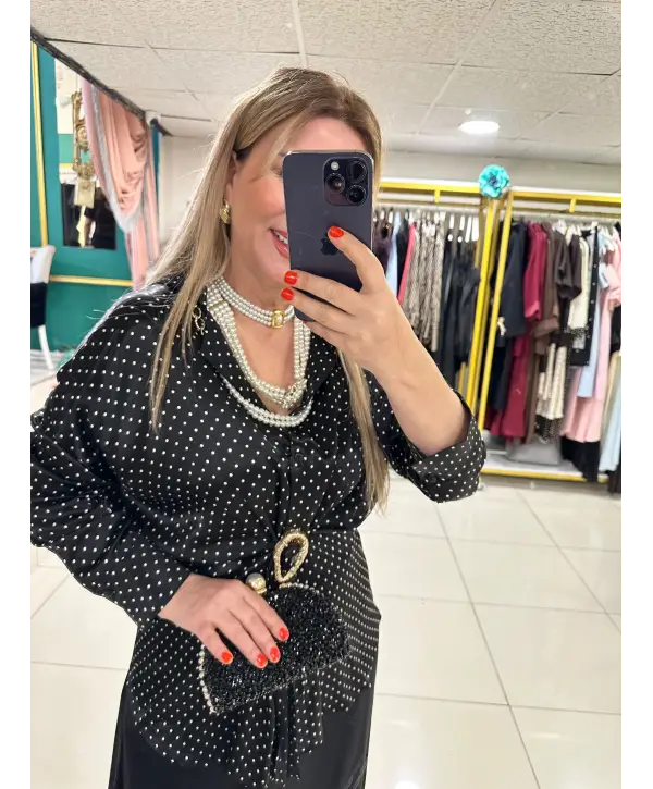 SİYAH PUANTİYE 2Lİ SET TAKIM