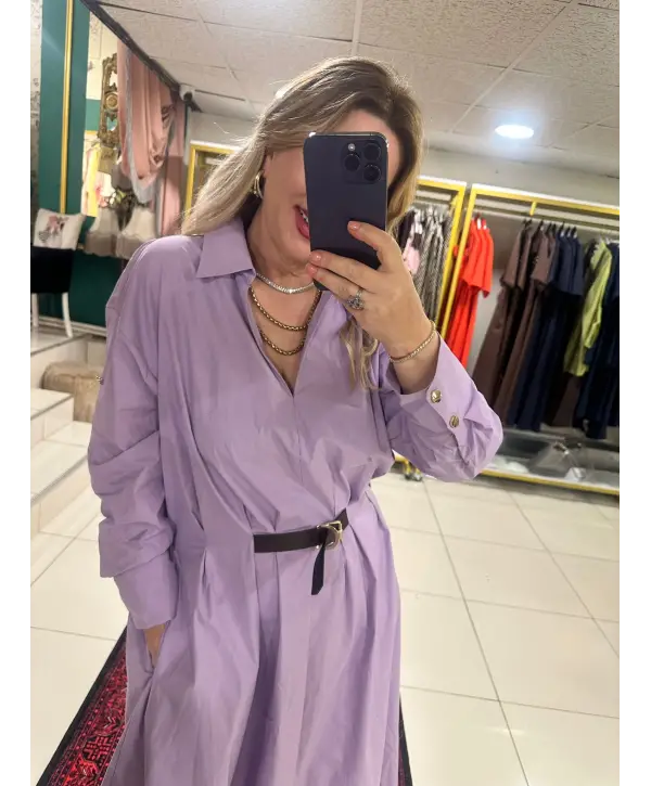 LİLA ELBİSE