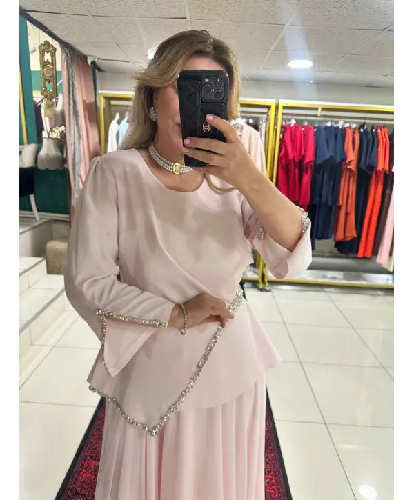 TAŞ İŞLEMELİ ELBİSE