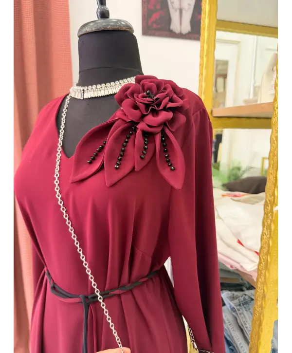 BORDO ELBİSE