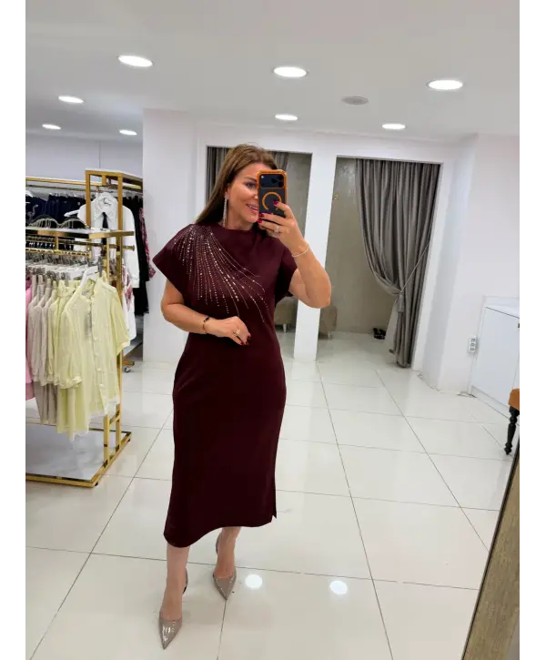 BORDO ELBİSE