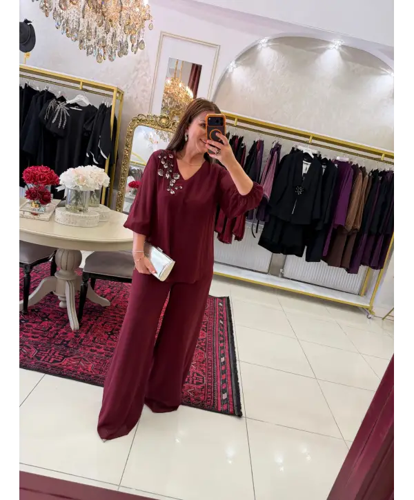 BORDO TAŞLI TAKIM