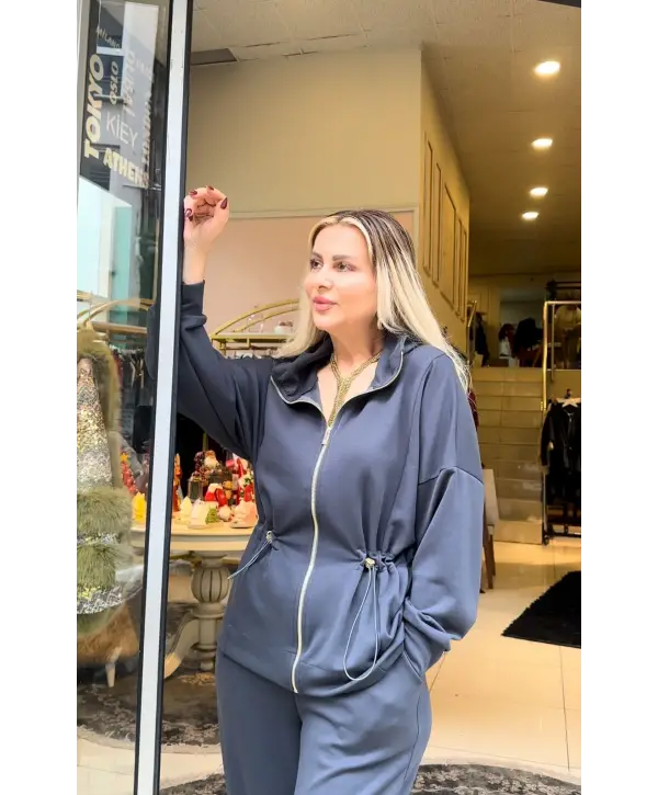 EŞOFMAN TAKIMI ANTRASİT GRİ