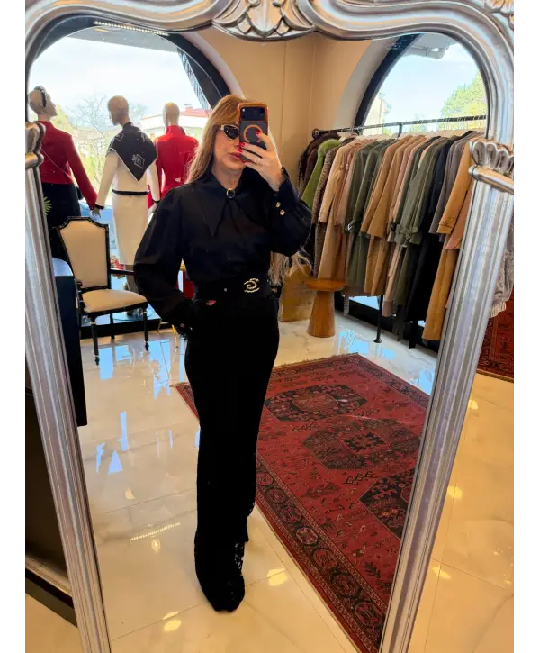 SİYAH DANTEL TAKIM