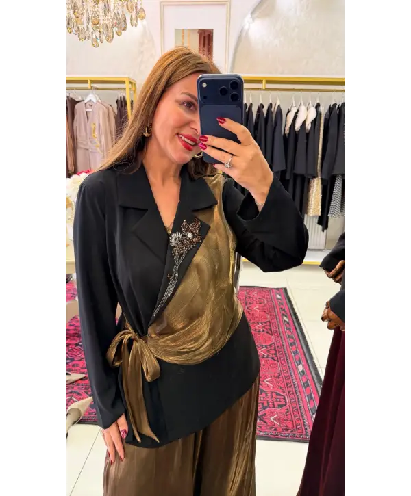 SİYAH KAHVERENGİ TAKIM