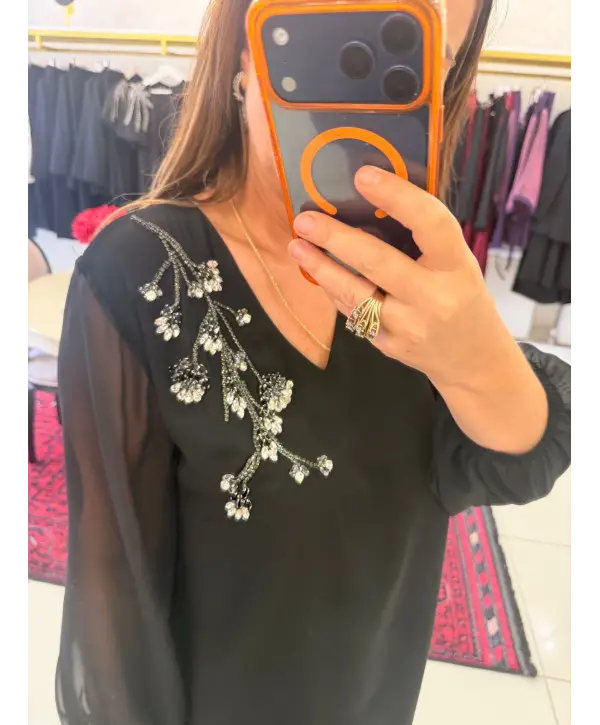 SİYAH TAŞLI TAKIM