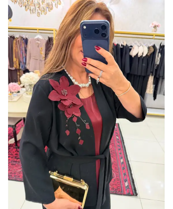 SİYAH ÜÇLÜ SET