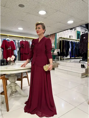 BORDO TAŞLI ETEK TAKIM