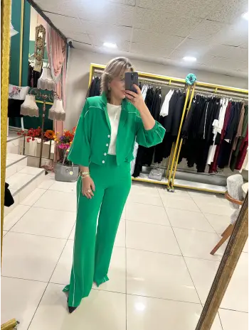 BOMBER CEKETLİ TAKIM YEŞİL