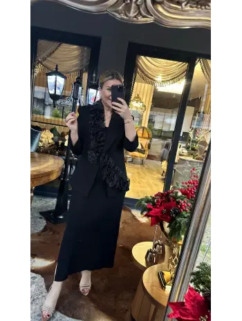 SİYAH CEKET ELBİSE