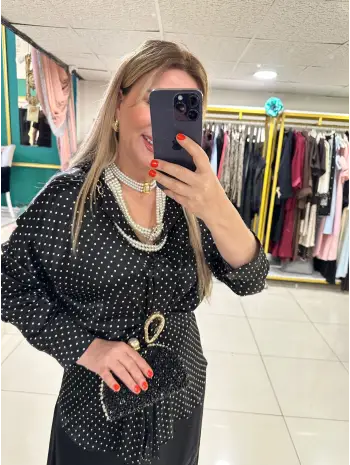 SİYAH PUANTİYE 2Lİ SET TAKIM