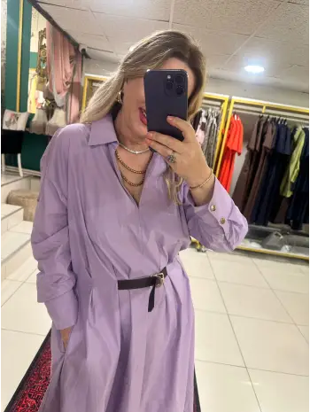 LİLA ELBİSE