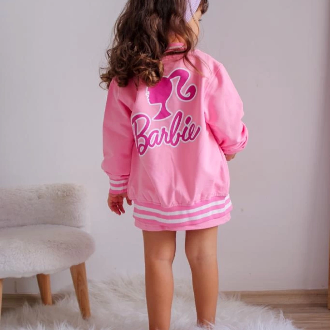 Açık Pembe Barbie 3lü Set