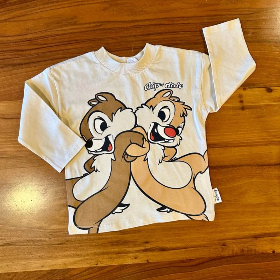 Chip Dale Uzun Kollu T-Shirt