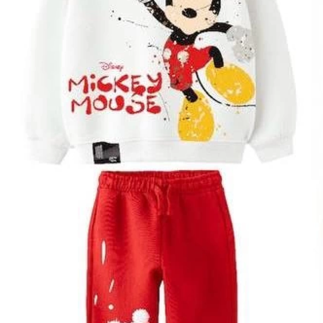 Kırmızı Mickey Eşofman Takım