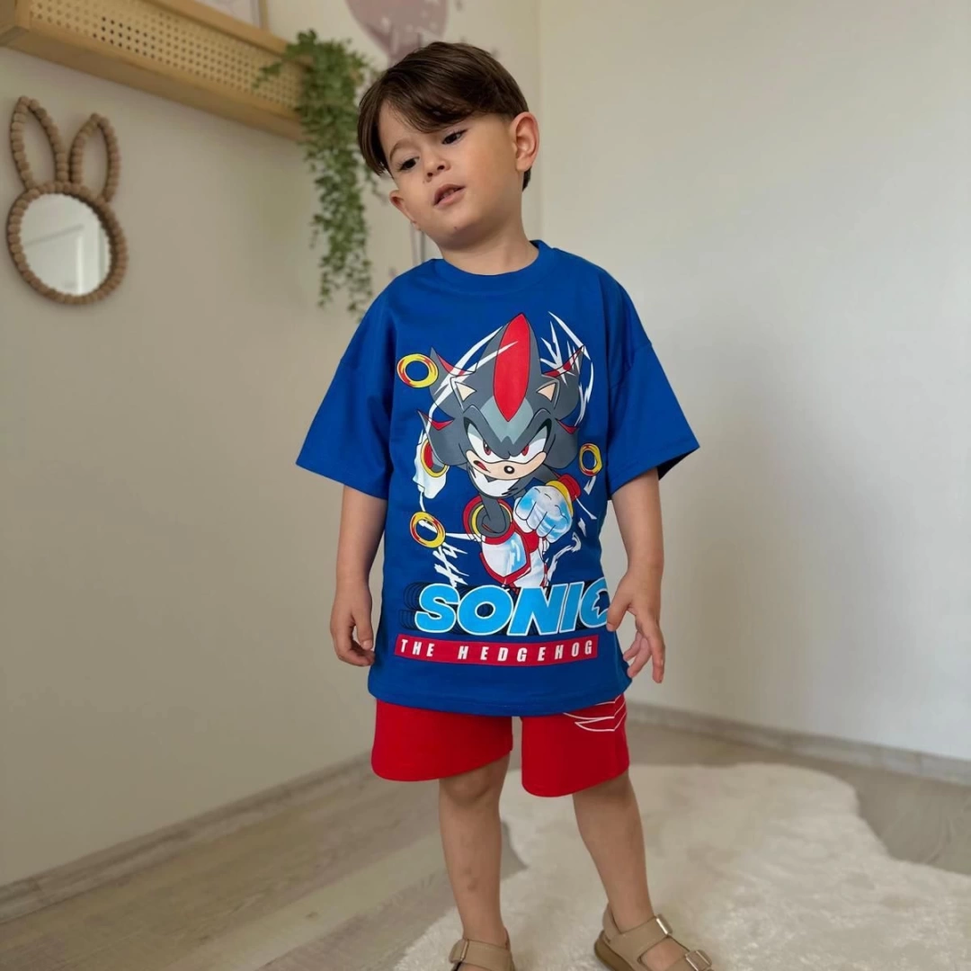 Mavi Sonic Şort Takım