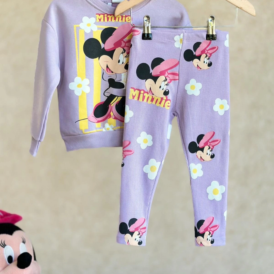 Papatyalı Minnie Tayt Takım
