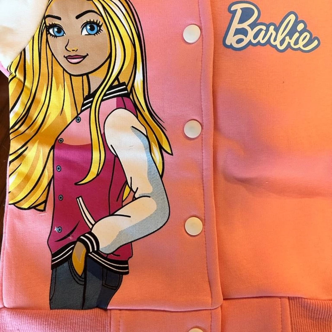 Pembe Barbie Girl 3lü Eşofman Takım