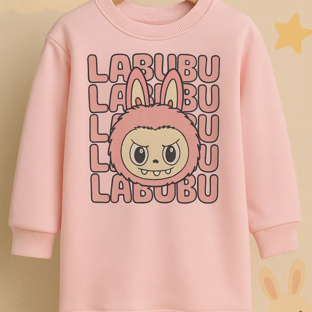 Pembe Labubu Elbise