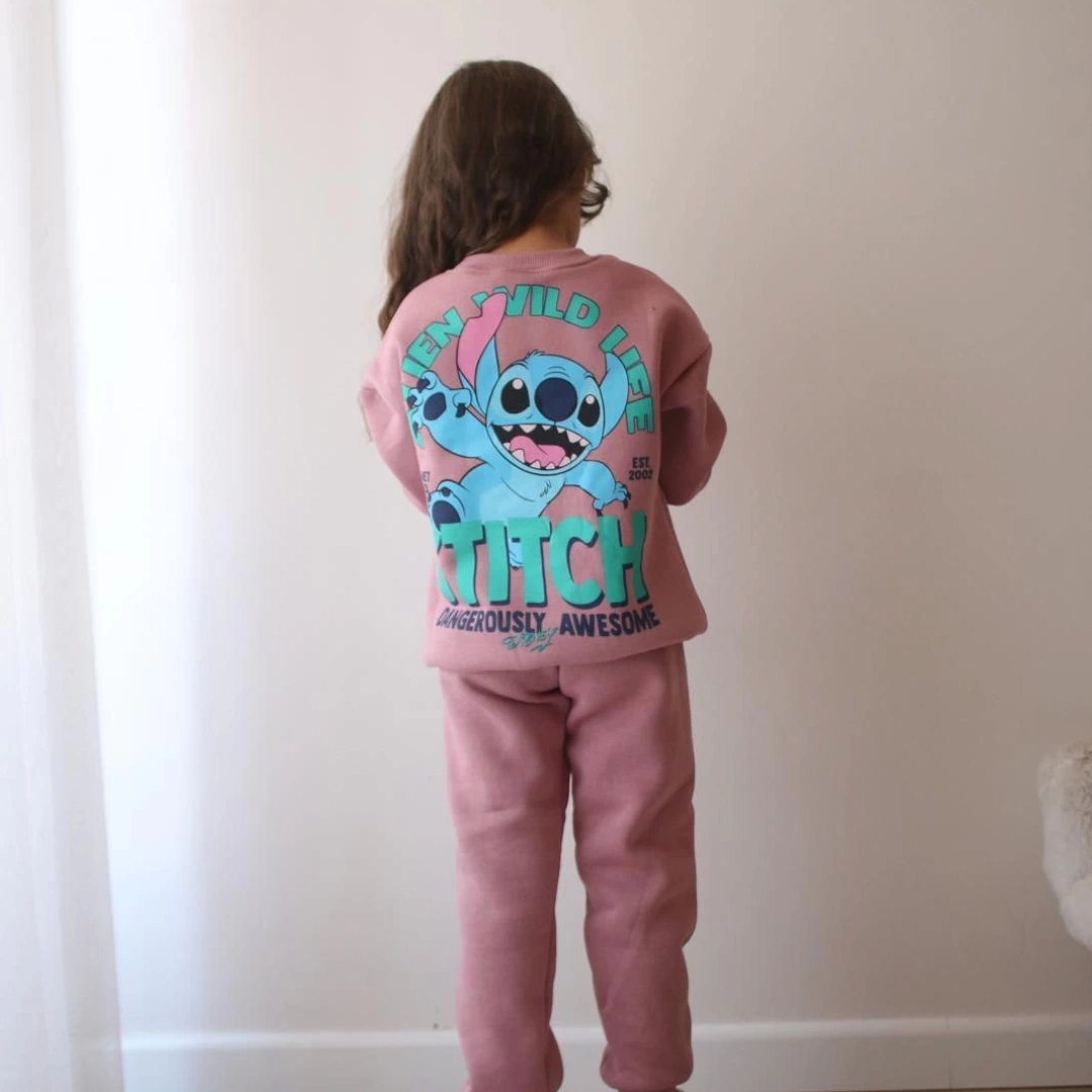 Sırt Detaylı Stich Eşofman Takım
