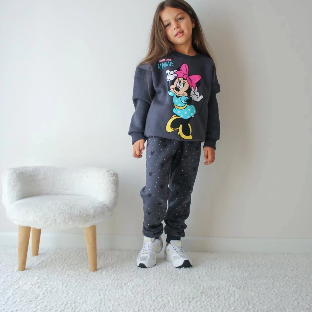 Süslü Minnie Eşofman Takım